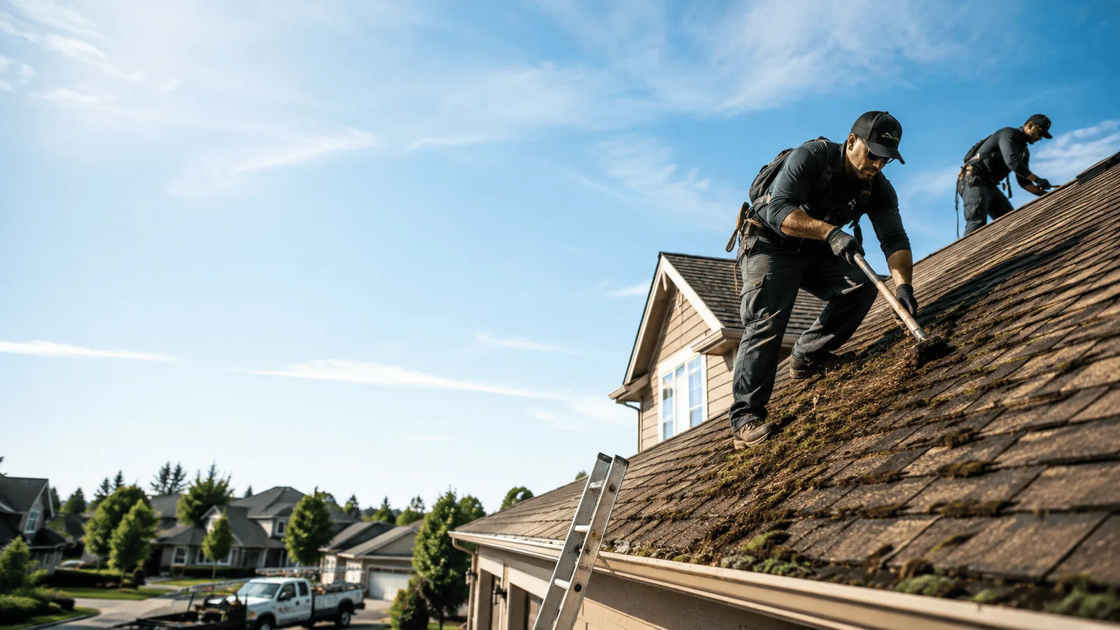 Roof Moss Removal in Mart, TX near me